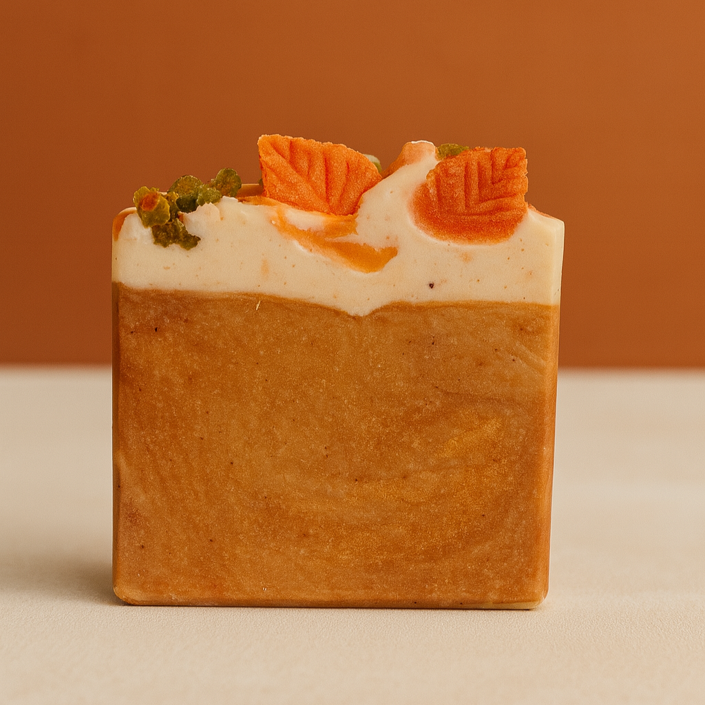 Beef Tallow Soap Bar - Golden Pumpkin