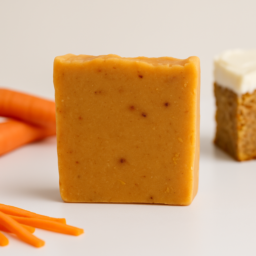 Beef Tallow Soap Bar- Carrot Cake