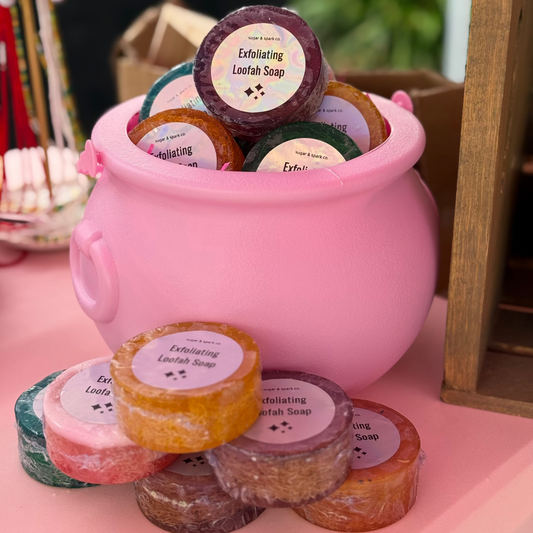 Exfoliating Loofah Soap Bar