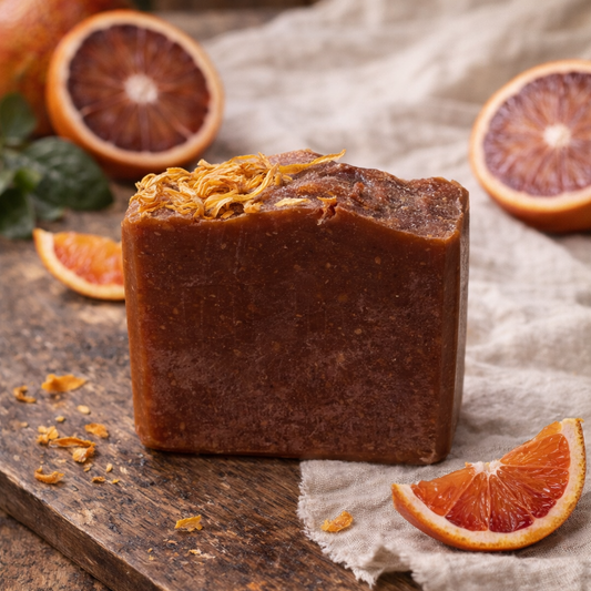 Beef Tallow Soap Bar - Blood Orange