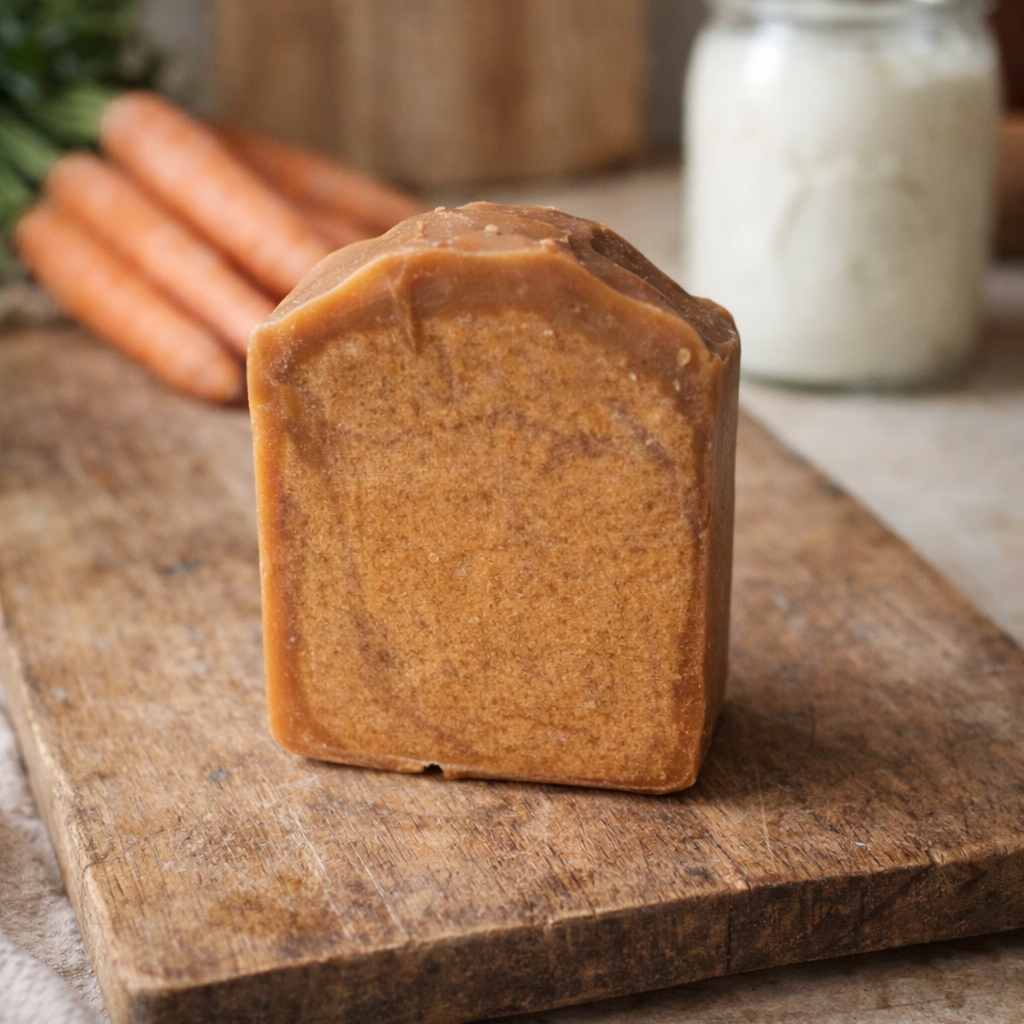 Beef Tallow Soap Bar - Carrots & Yogurt