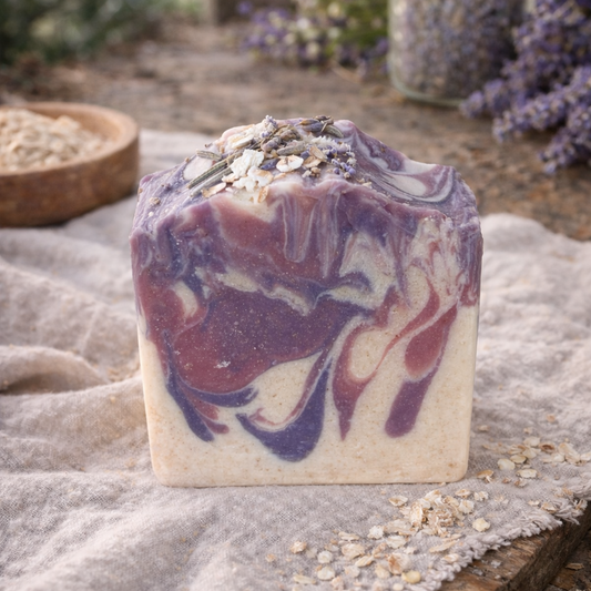 Beef Tallow Soap Bar - Lavender Oatmeal