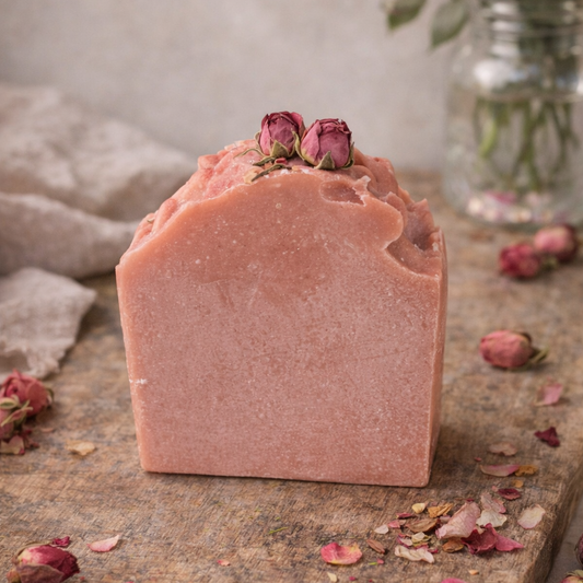 Beef Tallow Soap Bar - Rose Clay